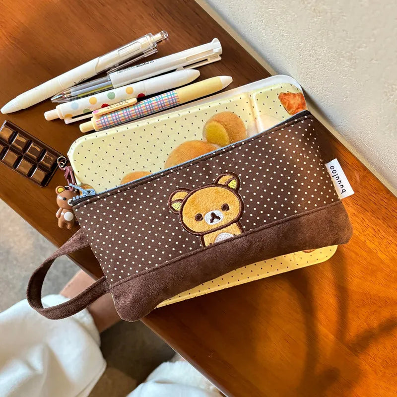 Embroidered Rilakkuma Pencil Case