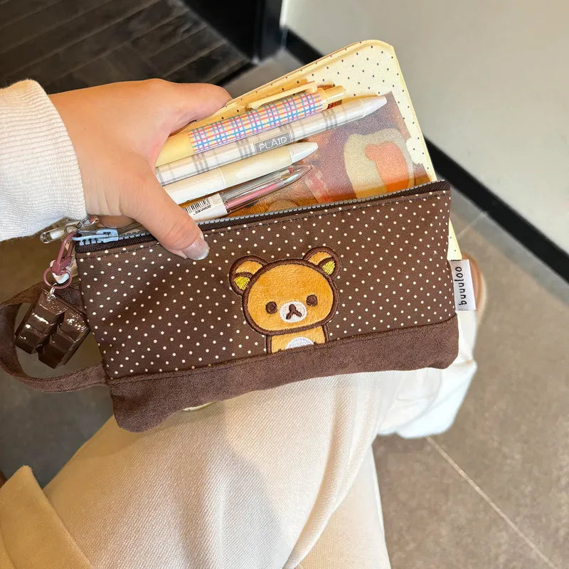 Embroidered Rilakkuma Pencil Case