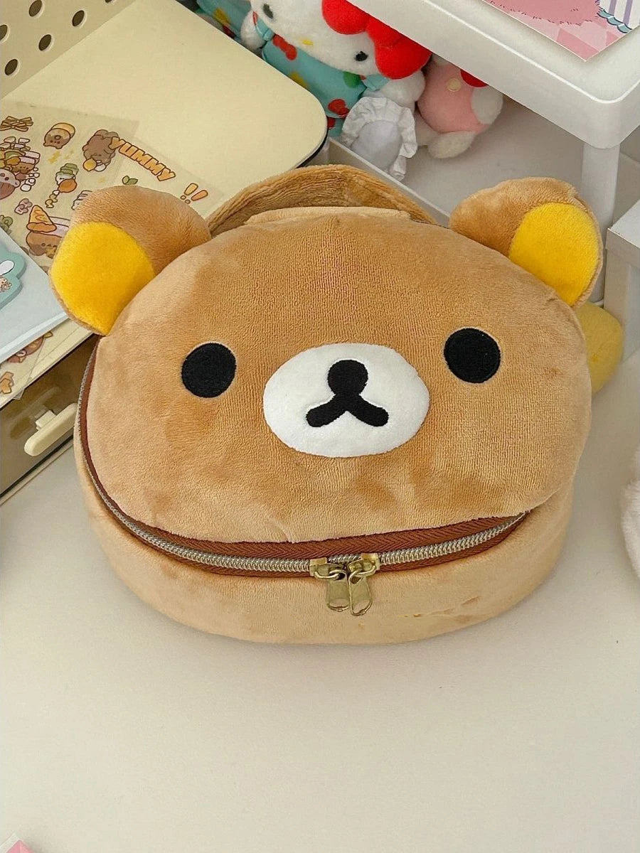 Plush Bear Makeup Bag
